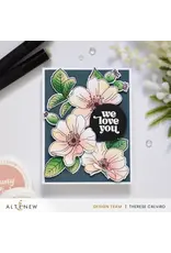 ALTENEW ALTENEW ONE-GO: BRIAR BLOSSOMS CLEAR STAMP, STENCIL SET, 3D EMBOSSING FOLDER AND DIE SET BUNDLE