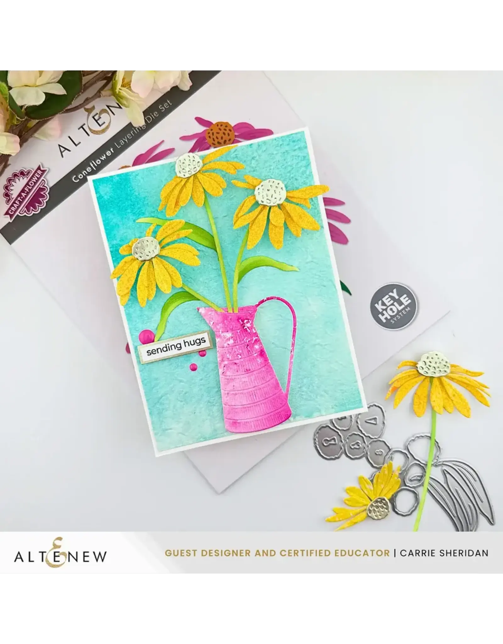 ALTENEW ALTENEW CRAFT-A-FLOWER: CONEFLOWER LAYERING DIE SET