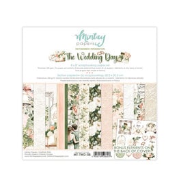 MINTAY MINTAY THE WEDDING DAY 8x8 PAPER PAD 24 SHEETS