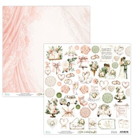 MINTAY MINTAY THE WEDDING DAY ELEMENTS 12x12 CARDSTOCK