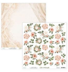 MINTAY MINTAY THE WEDDING DAY FLORA 12x12 CARDSTOCK