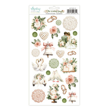 MINTAY MINTAY THE WEDDING DAY 6x12 PAPER STICKERS - ELEMENTS