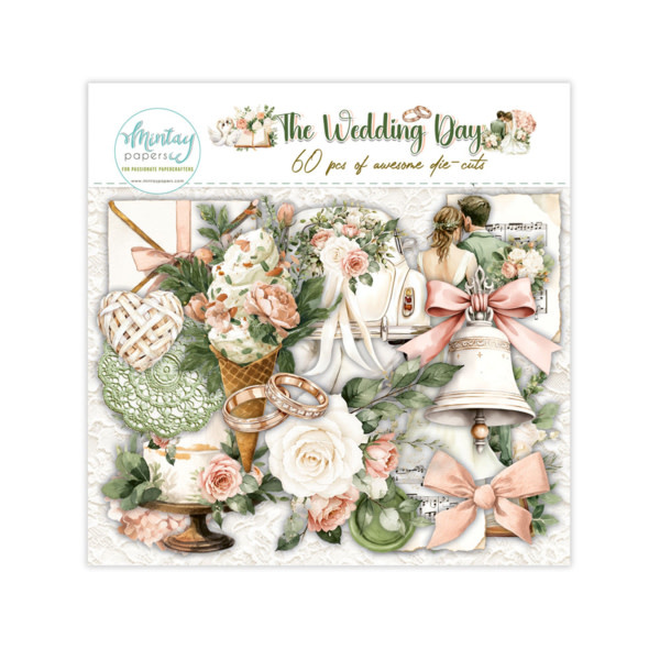MINTAY MINTAY THE WEDDING DAY PAPER DIE-CUTS 60/PK