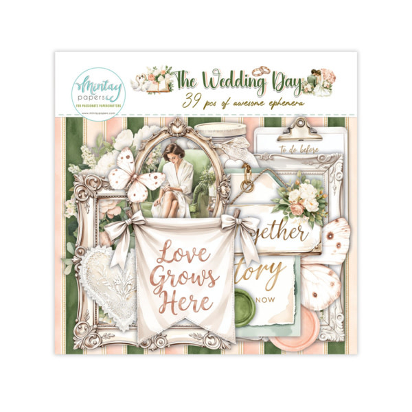 MINTAY MINTAY THE WEDDING DAY PAPER ELEMENTS 39/PK