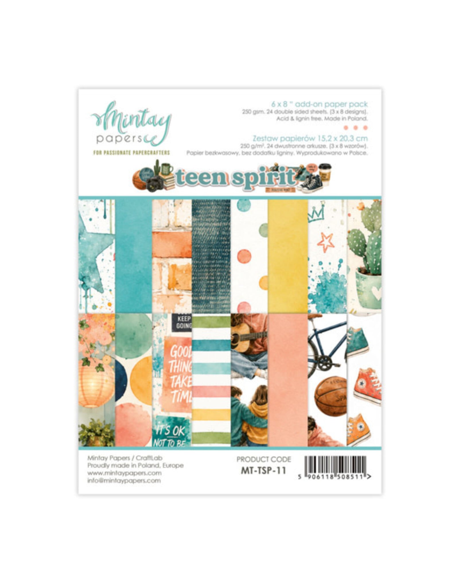 MINTAY MINTAY TEEN SPIRIT 6x8 ADD-ON PAPER PAD 24 SHEETS