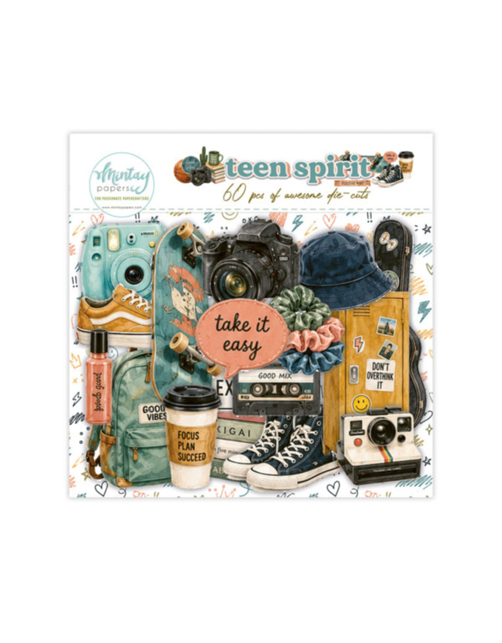 MINTAY MINTAY TEEN SPIRIT PAPER DIE-CUTS 60/PK