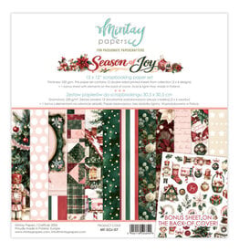 MINTAY MINTAY SEASON OF JOY COLLECTION PACK 12X12 12 SHEETS + BONUS CUTOUTS