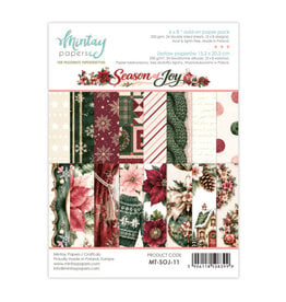 MINTAY MINTAY SEASON OF JOY 6x8 ADD-ON PAPER PAD 24 SHEETS