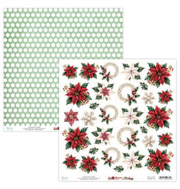 MINTAY MINTAY SEASON OF JOY FLORA 12x12 CARDSTOCK