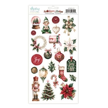 MINTAY MINTAY SEASON OF JOY 6x12 PAPER STICKERS - ELEMENTS