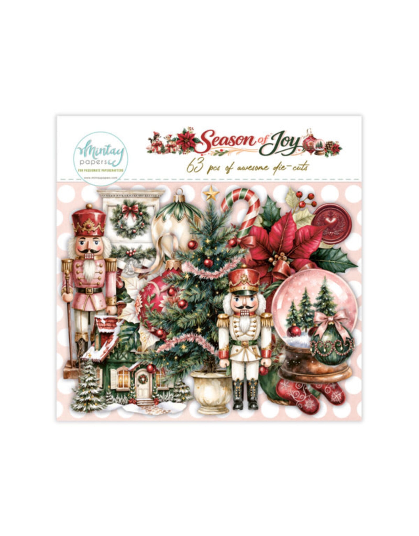 MINTAY MINTAY SEASON OF JOY PAPER DIE-CUTS 63/PK
