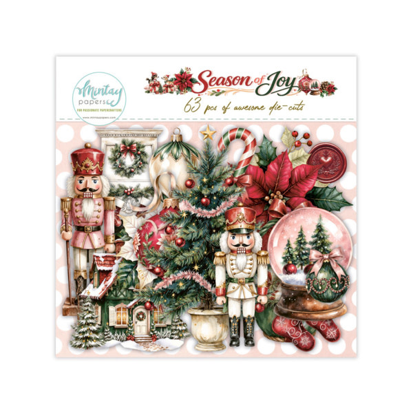MINTAY MINTAY SEASON OF JOY PAPER DIE-CUTS 63/PK