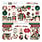 MINTAY MINTAY SEASON OF JOY 12x12 CHIPBOARD EPHEMERA SHEET