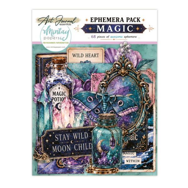 MINTAY MINTAY ART JOURNAL MAGIC PAPER DIE-CUTS 68/PK