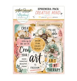 MINTAY MINTAY ART JOURNAL CREATIVE MIND PAPER DIE-CUTS 68/PK