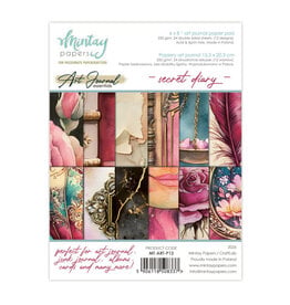 MINTAY MINTAY ART JOURNAL SECRET DIARY 6x8 PAPER PAD 24 SHEETS