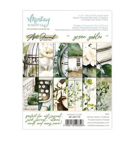 MINTAY MINTAY ART JOURNAL GREEN GABLES 6x8 PAPER PAD 24 SHEETS