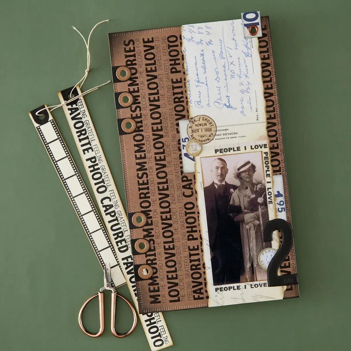 SPELLBINDERS SPELLBINDERS ESTHER GLAS KEEPSAKE STRIPS CLEAR STAMP SET