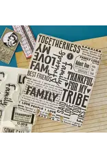 SPELLBINDERS SPELLBINDERS ESTHER GLAS FAMILY & FRIENDS CLEAR STAMP SET