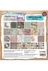 ARDEN CREATIVE STUDIO ARDEN CREATIVE STUDIO TEXT{URES} WINTER IN BLOOM 12x12 PAPER PAD 24 SHEETS