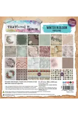 ARDEN CREATIVE STUDIO ARDEN CREATIVE STUDIO TEXT{URES} WINTER IN BLOOM 8x8 PAPER PAD 24 SHEETS