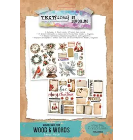ARDEN CREATIVE STUDIO ARDEN CREATIVE STUDIO TEXT{URES} WINTER IN BLOOM WOOD & WORDS 8x12 LASER CUTS