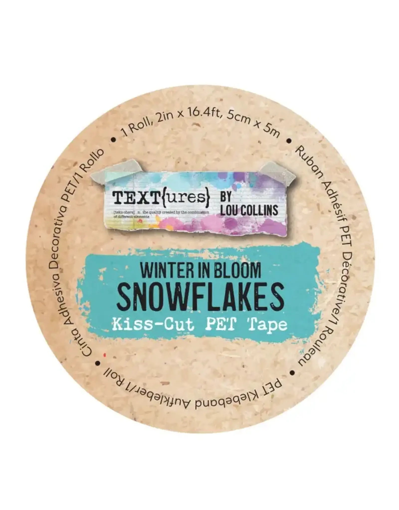 ARDEN CREATIVE STUDIO ARDEN CREATIVE STUDIO TEXT{URES} WINTER IN BLOOM SNOWFLAKES KISS-CUT PET TAPE