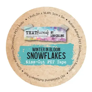 ARDEN CREATIVE STUDIO ARDEN CREATIVE STUDIO TEXT{URES} WINTER IN BLOOM SNOWFLAKES KISS-CUT PET TAPE