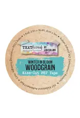 ARDEN CREATIVE STUDIO ARDEN CREATIVE STUDIO TEXT{URES} WINTER IN BLOOM WOODGRAIN KISS-CUT PET TAPE