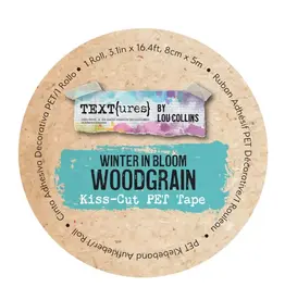 ARDEN CREATIVE STUDIO ARDEN CREATIVE STUDIO TEXT{URES} WINTER IN BLOOM WOODGRAIN KISS-CUT PET TAPE