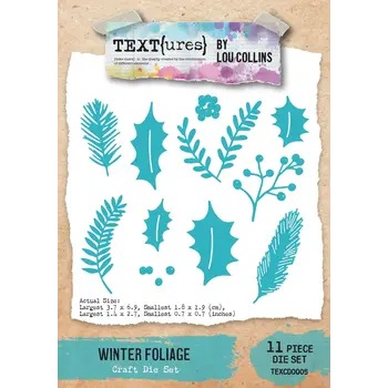 ARDEN CREATIVE STUDIO ARDEN CREATIVE STUDIO TEXT{URES} WINTER IN BLOOM WINTER FOLIAGE DIE SET