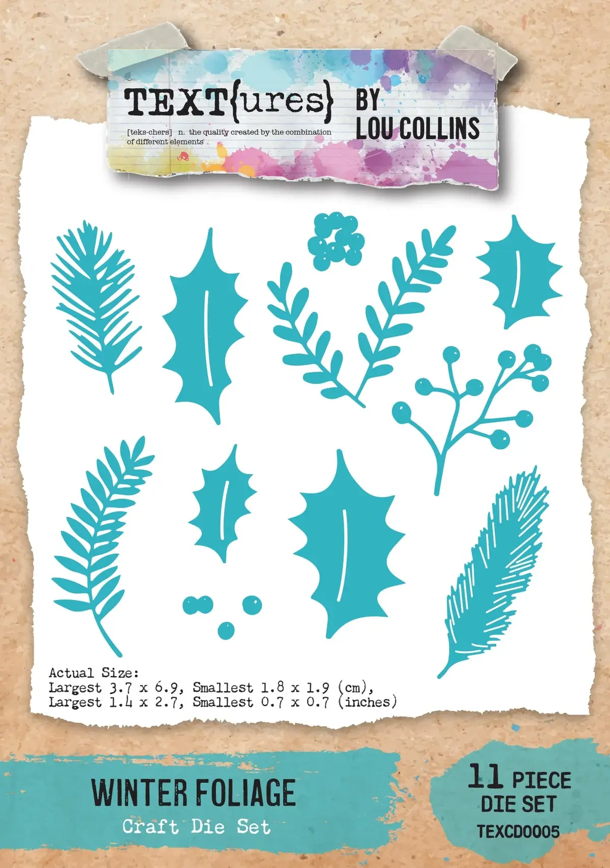 ARDEN CREATIVE STUDIO ARDEN CREATIVE STUDIO TEXT{URES} WINTER IN BLOOM WINTER FOLIAGE DIE SET