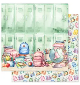 PAPER ROSE PAPER ROSE SCHOOL DAYS - B 12x12 CARDSTOCK