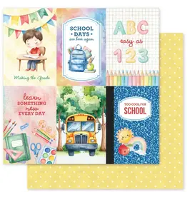 PAPER ROSE PAPER ROSE SCHOOL DAYS - E 12x12 CARDSTOCK