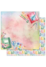 PAPER ROSE PAPER ROSE SCHOOL DAYS - F 12x12 CARDSTOCK