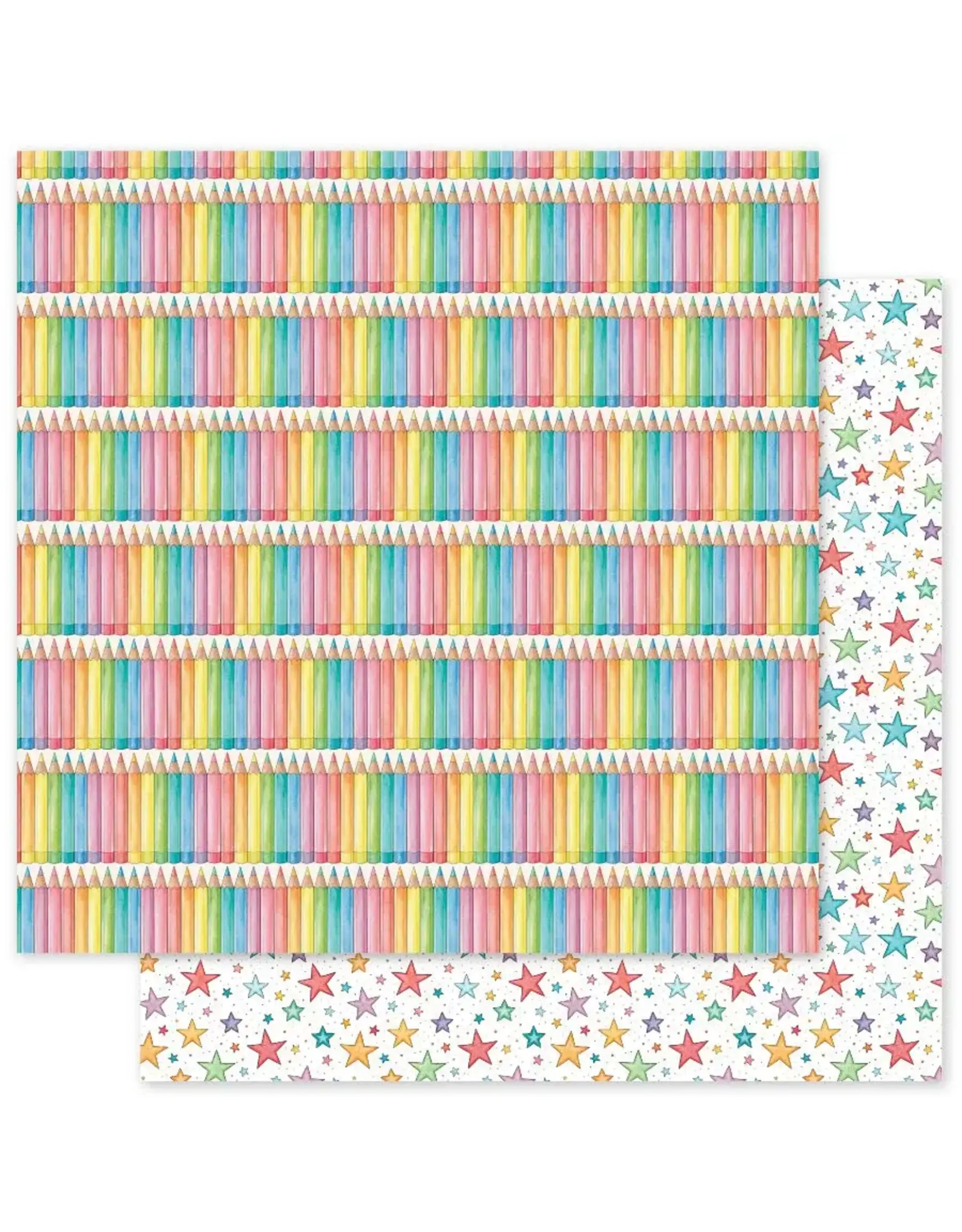 PAPER ROSE PAPER ROSE SCHOOL DAYS BASICS - E 12x12 CARDSTOCK