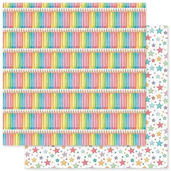 PAPER ROSE PAPER ROSE SCHOOL DAYS BASICS - E 12x12 CARDSTOCK