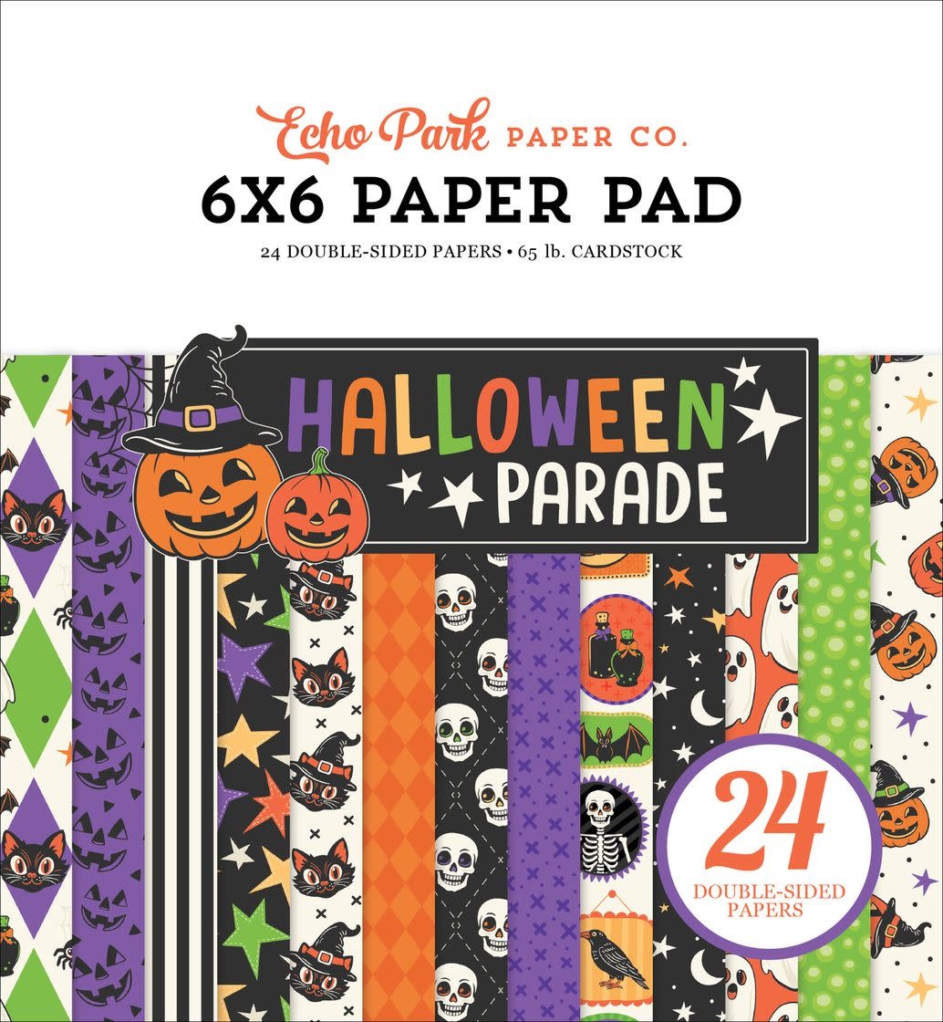 ECHO PARK PAPER ECHO PARK HALLOWEEN PARADE 6x6 PAPER PAD 24 SHEETS