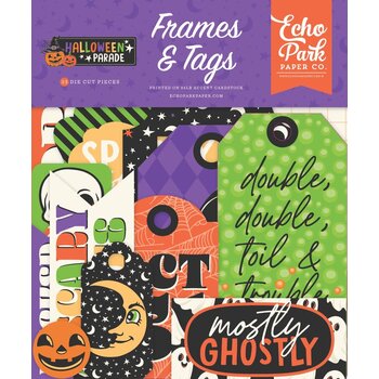 ECHO PARK PAPER ECHO PARK HALLOWEEN PARADE FRAMES & TAGS EPHEMERA DIE-CUTS