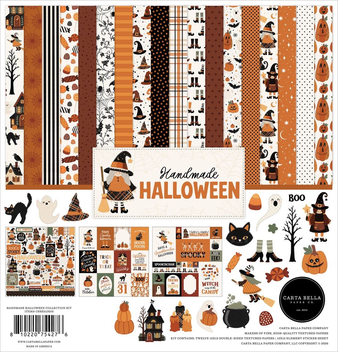 CARTA BELLA CARTA BELLA HANDMADE HALLOWEEN 12x12 COLLECTION KIT