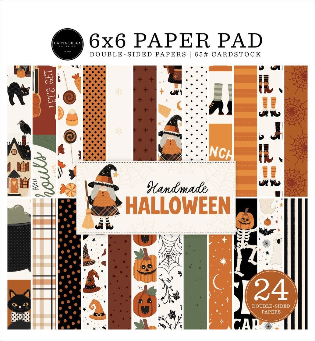 CARTA BELLA CARTA BELLA HANDMADE HALLOWEEN 6x6 PAPER PAD