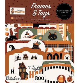 CARTA BELLA CARTA BELLA HANDMADE HALLOWEEN FRAMES & TAGS DIE-CUTS