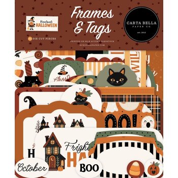 CARTA BELLA CARTA BELLA HANDMADE HALLOWEEN FRAMES & TAGS DIE-CUTS