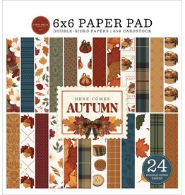 CARTA BELLA CARTA BELLA HERE COMES AUTUMN 6x6 PAPER PAD