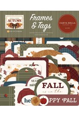 CARTA BELLA CARTA BELLA HERE COMES AUTUMN FRAMES & TAGS DIE-CUTS