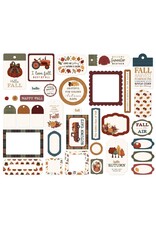 CARTA BELLA CARTA BELLA HERE COMES AUTUMN FRAMES & TAGS DIE-CUTS