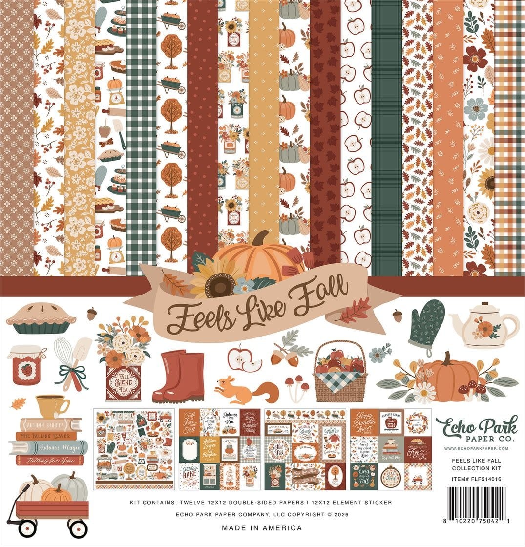 ECHO PARK PAPER ECHO PARK FEELS LIKE FALL 12x12 COLLECTION KIT
