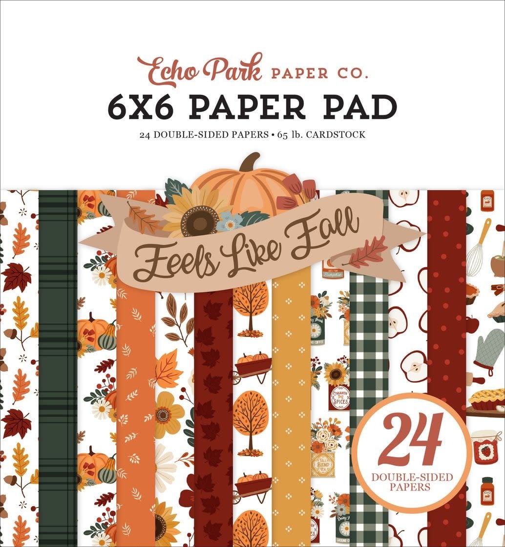 ECHO PARK PAPER ECHO PARK FEELS LIKE FALL 6x6 PAPER PAD 24 SHEETS