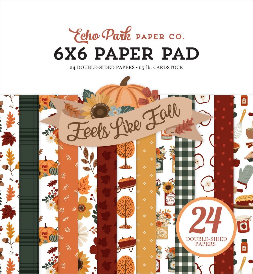 ECHO PARK PAPER ECHO PARK FEELS LIKE FALL 6x6 PAPER PAD 24 SHEETS
