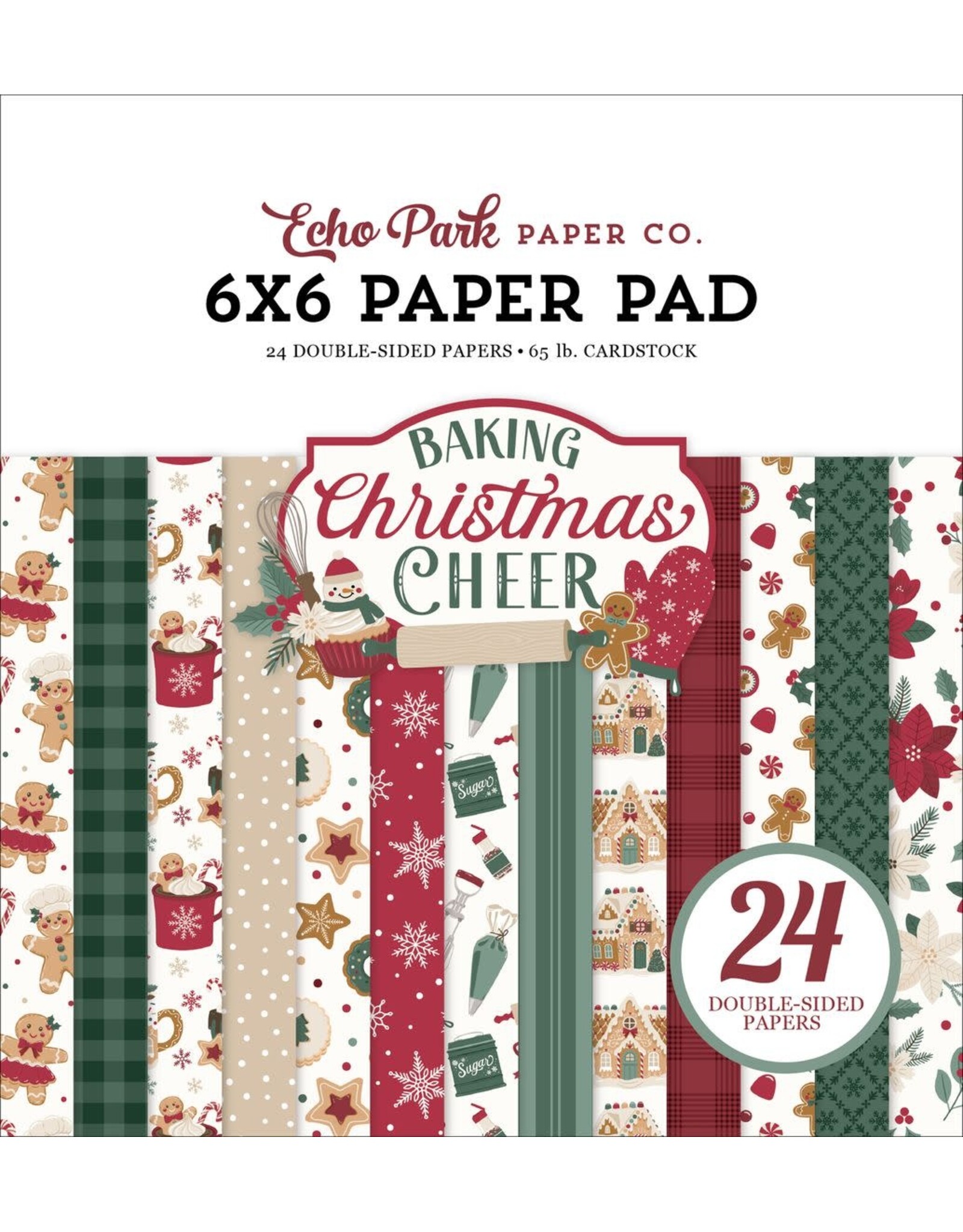 ECHO PARK PAPER ECHO PARK BAKING CHRISTMAS CHEER 6x6 PAPER PAD 24 SHEETS